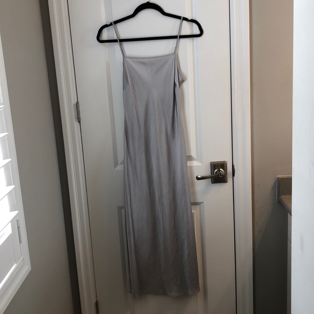 Aritzia Satin Midi Dress